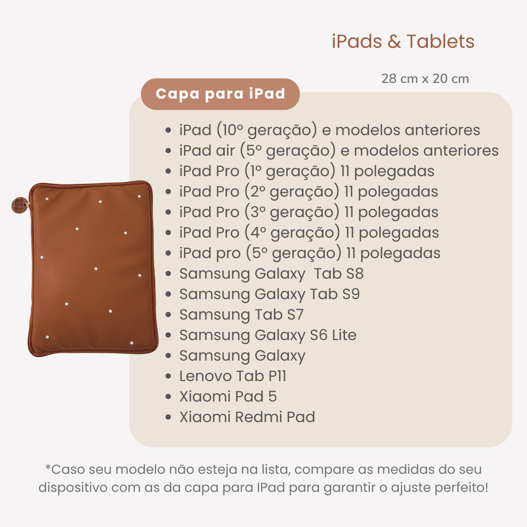 Capa para iPad - Chocomelo