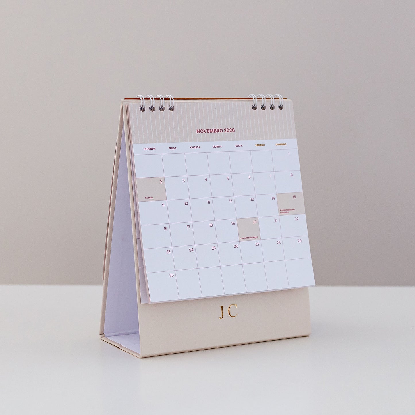 Calendário de mesa - 2026