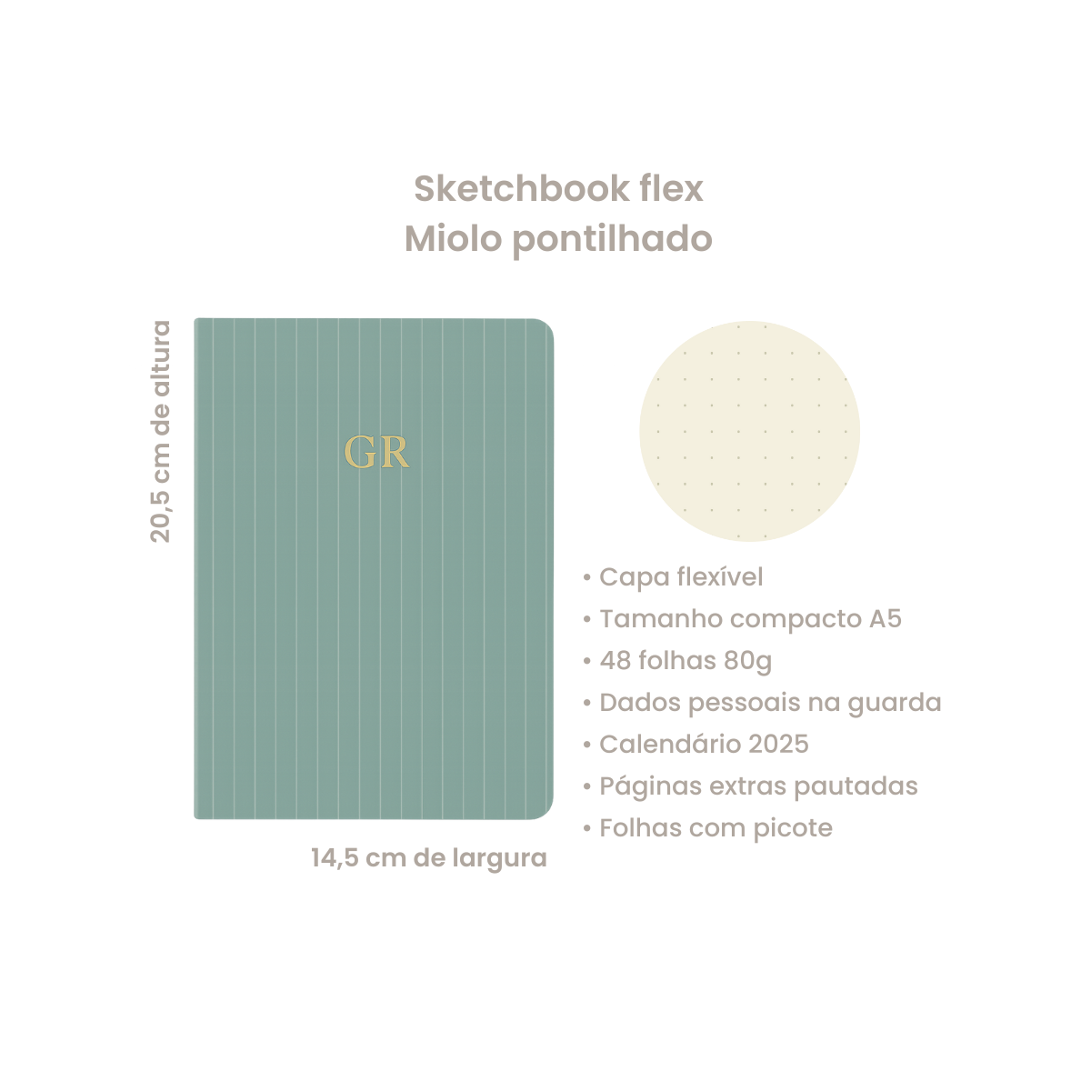 Sketchbook Flex A5 - Eucalipto