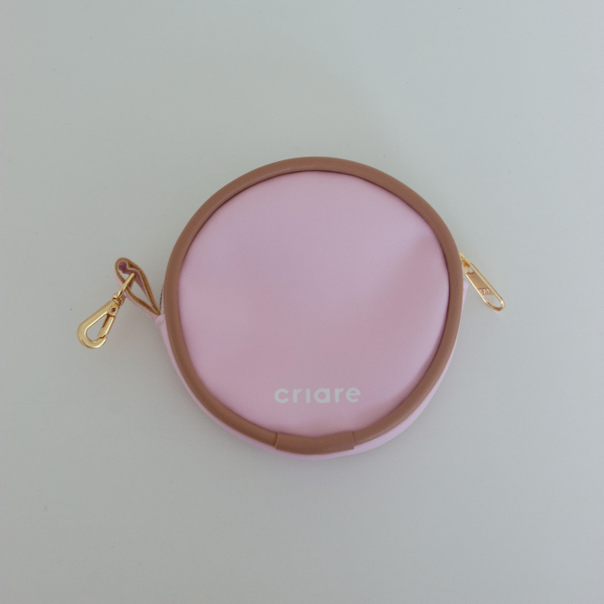 Bolsinha redonda personalizada - Milkshake