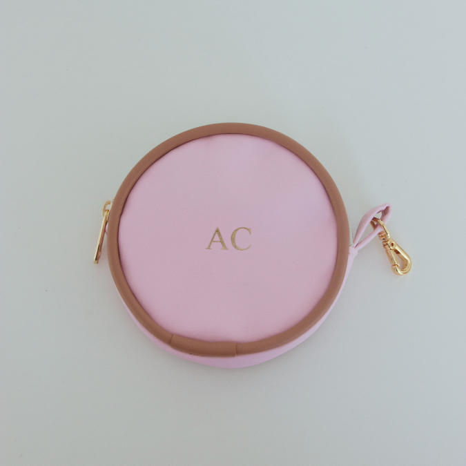 Bolsinha redonda personalizada - Milkshake