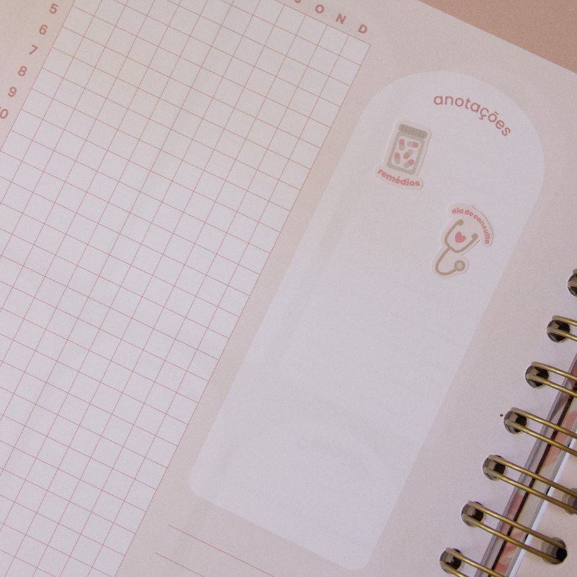 Kit de adesivos individuais - 10 cartelas