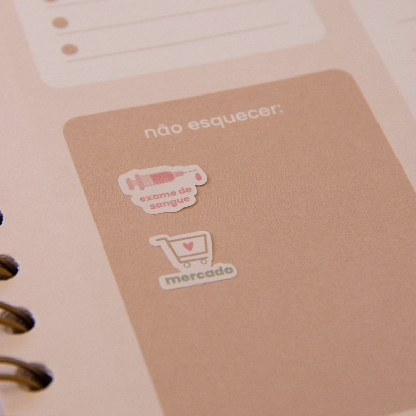 Kit de adesivos individuais - 10 cartelas