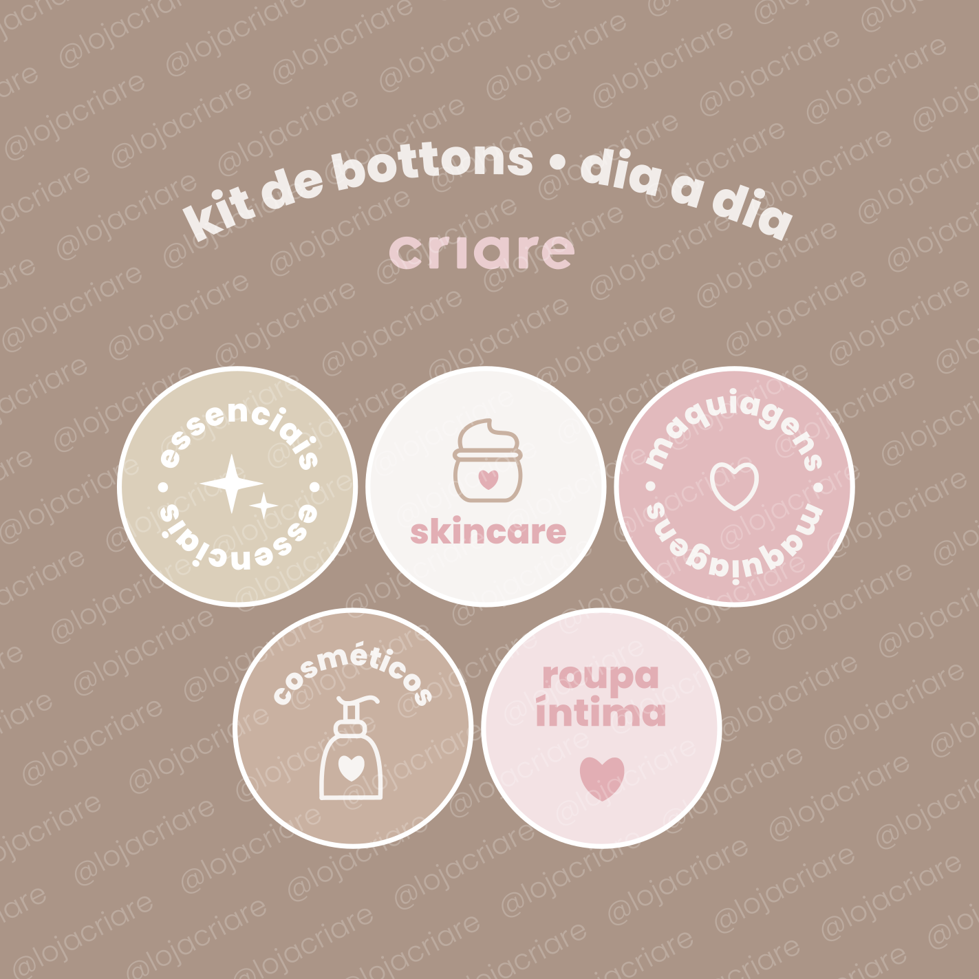 Kit de Bottons - Dia a dia