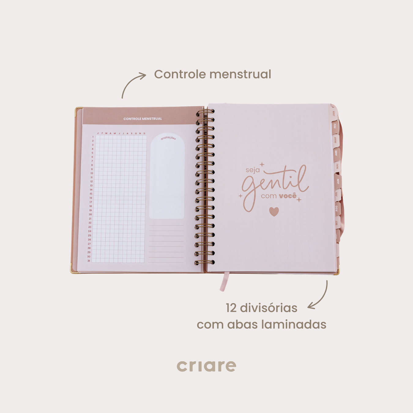 Life Planner 2026 - Verde Granu