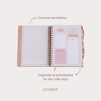 Life Planner 2026 - Verde Granu