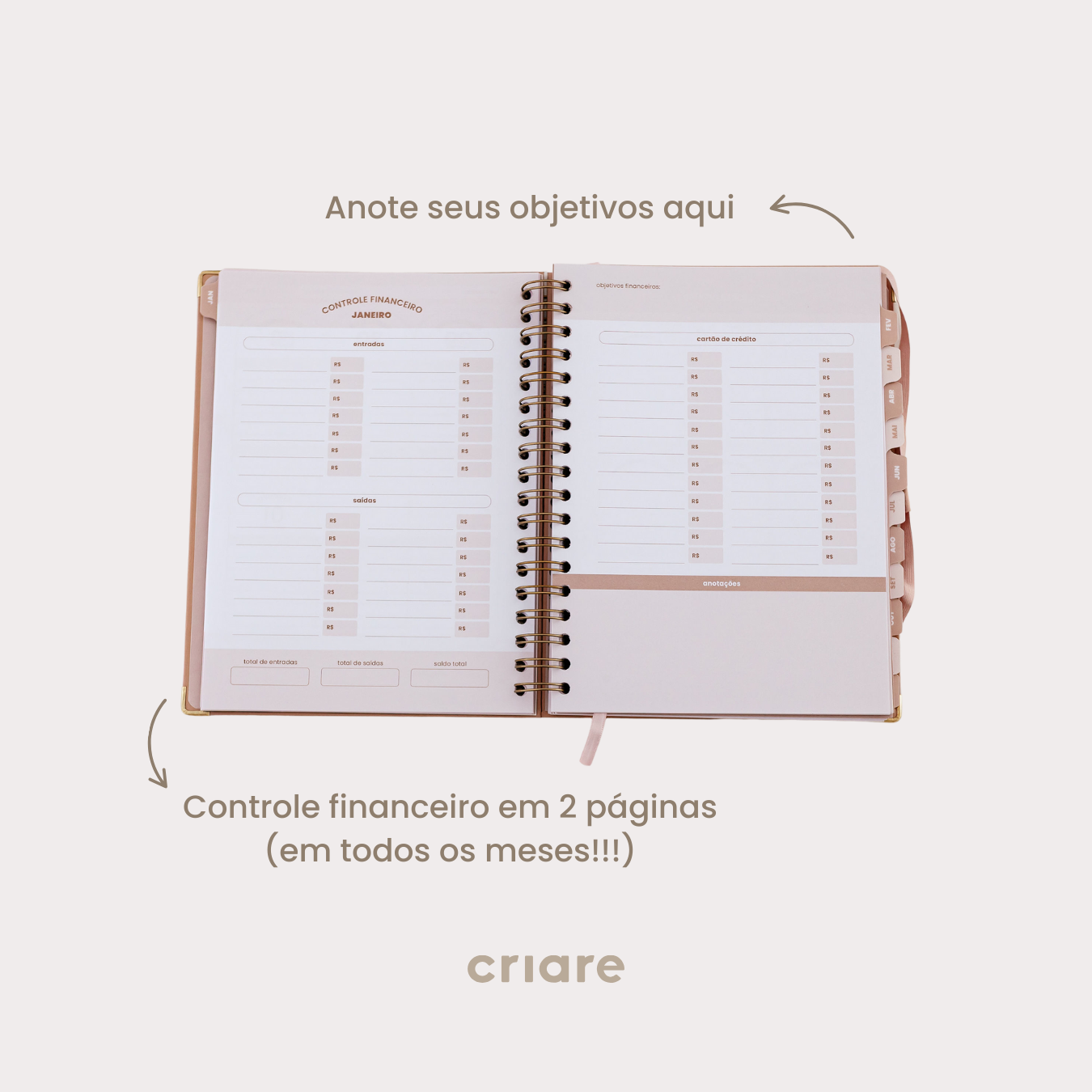 Life Planner 2026 - Verde Granu