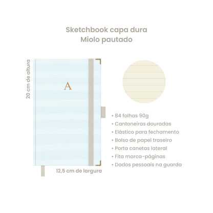 Sketchbook - Azul Glacê