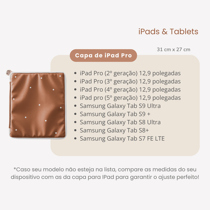Capa para iPad Pro -  Chocomelo