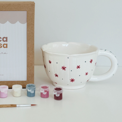 Caneca em casa - Kit de pintura