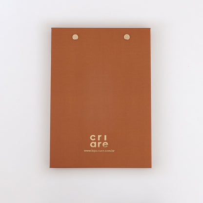 Bloco de notas refil A5 - Chocolate
