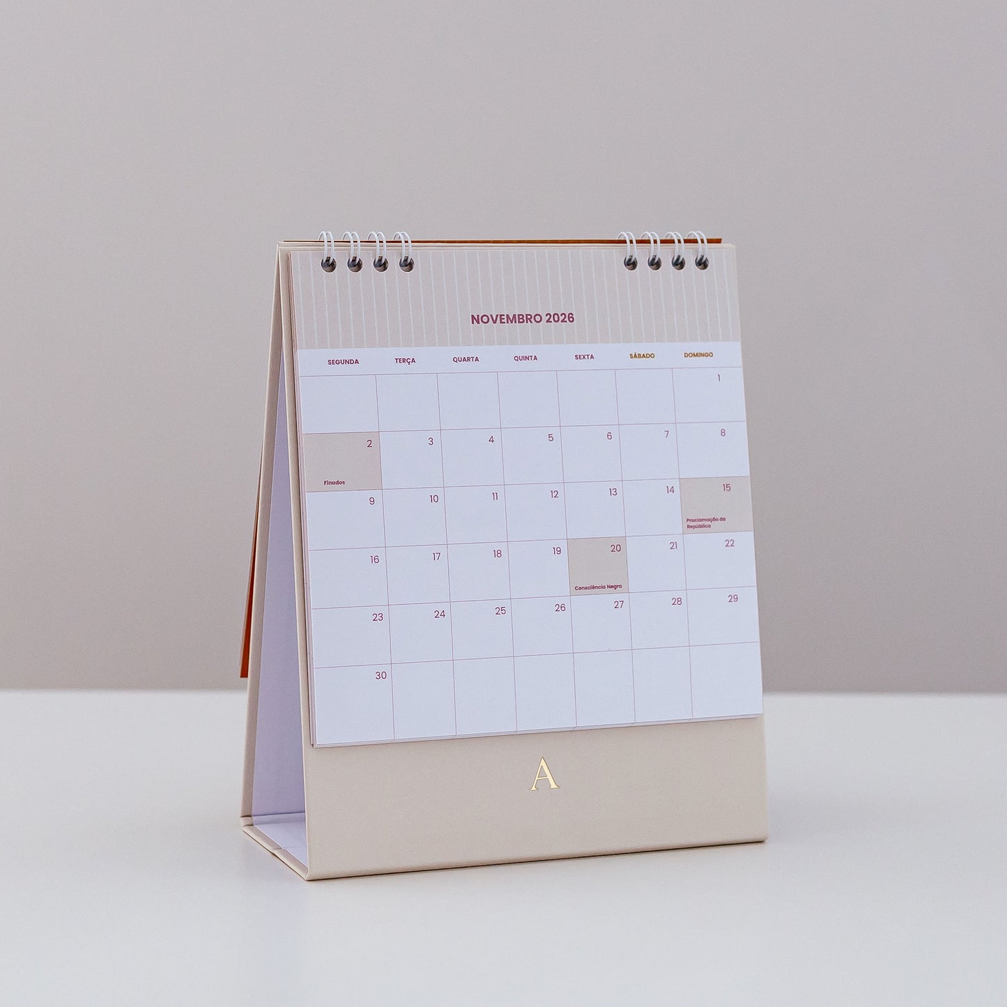 Calendário de mesa - 2026