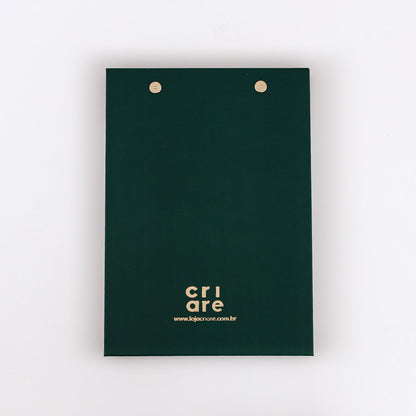 Bloco de notas refil A5 - Verde Granu