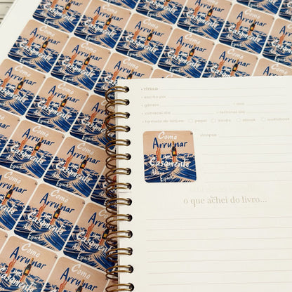 Adesivo - Clube do livro 01