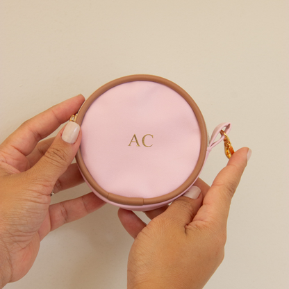 Bolsinha redonda personalizada - Milkshake