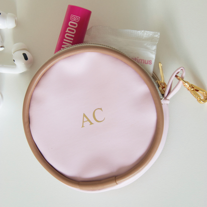 Bolsinha redonda personalizada - Milkshake