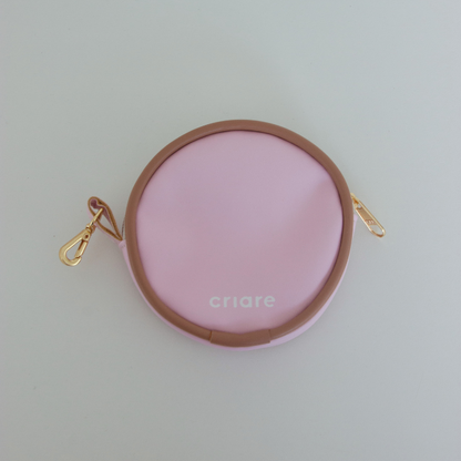 Bolsinha redonda personalizada - Milkshake