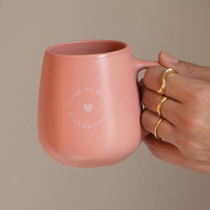 Caneca Bojuda Porcelana - Milkshake