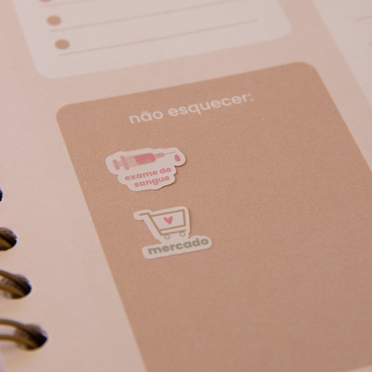 Kit de adesivos individuais - 10 cartelas