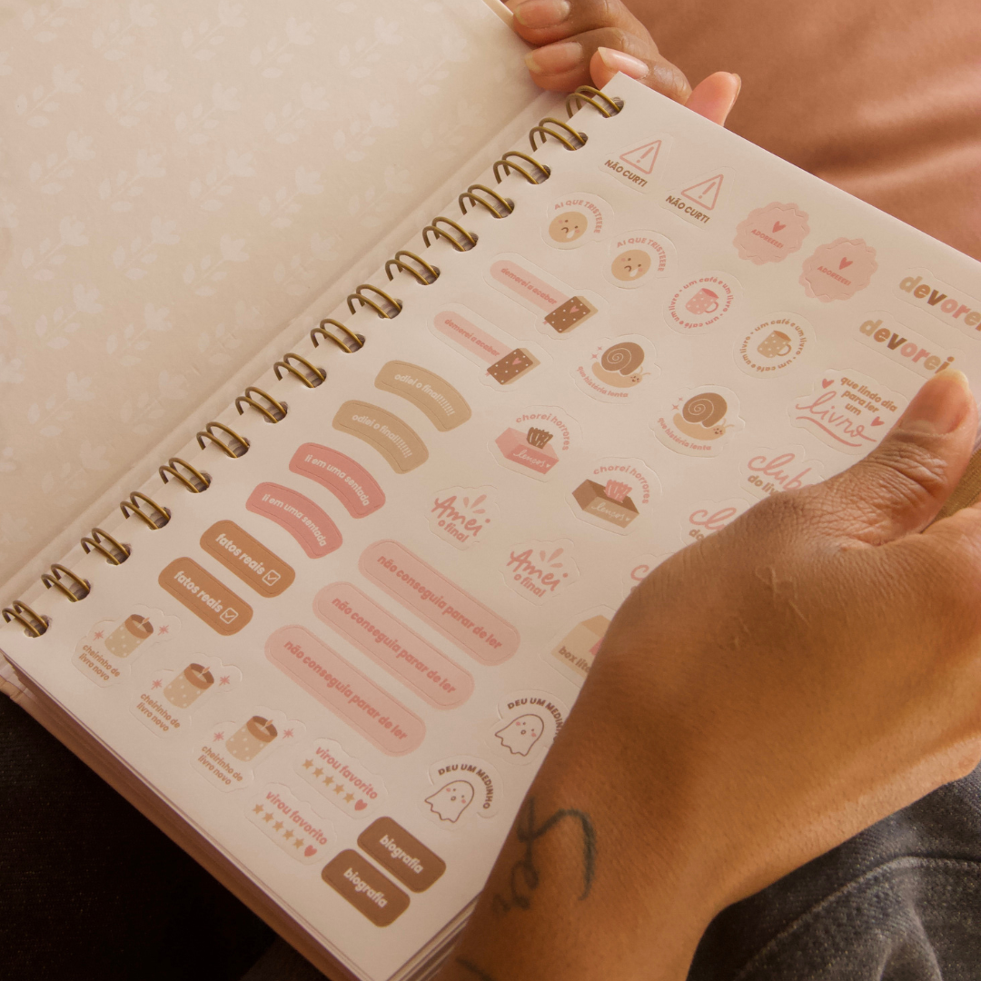 Adesivo - Diário de Leituras