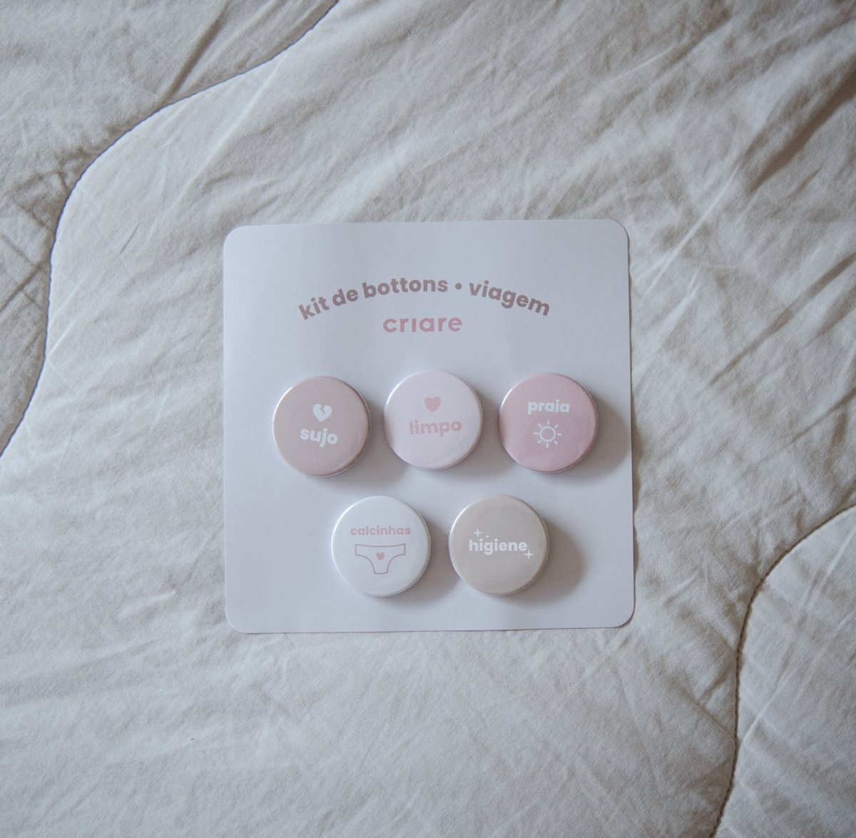 Kit de Bottons - Viagem
