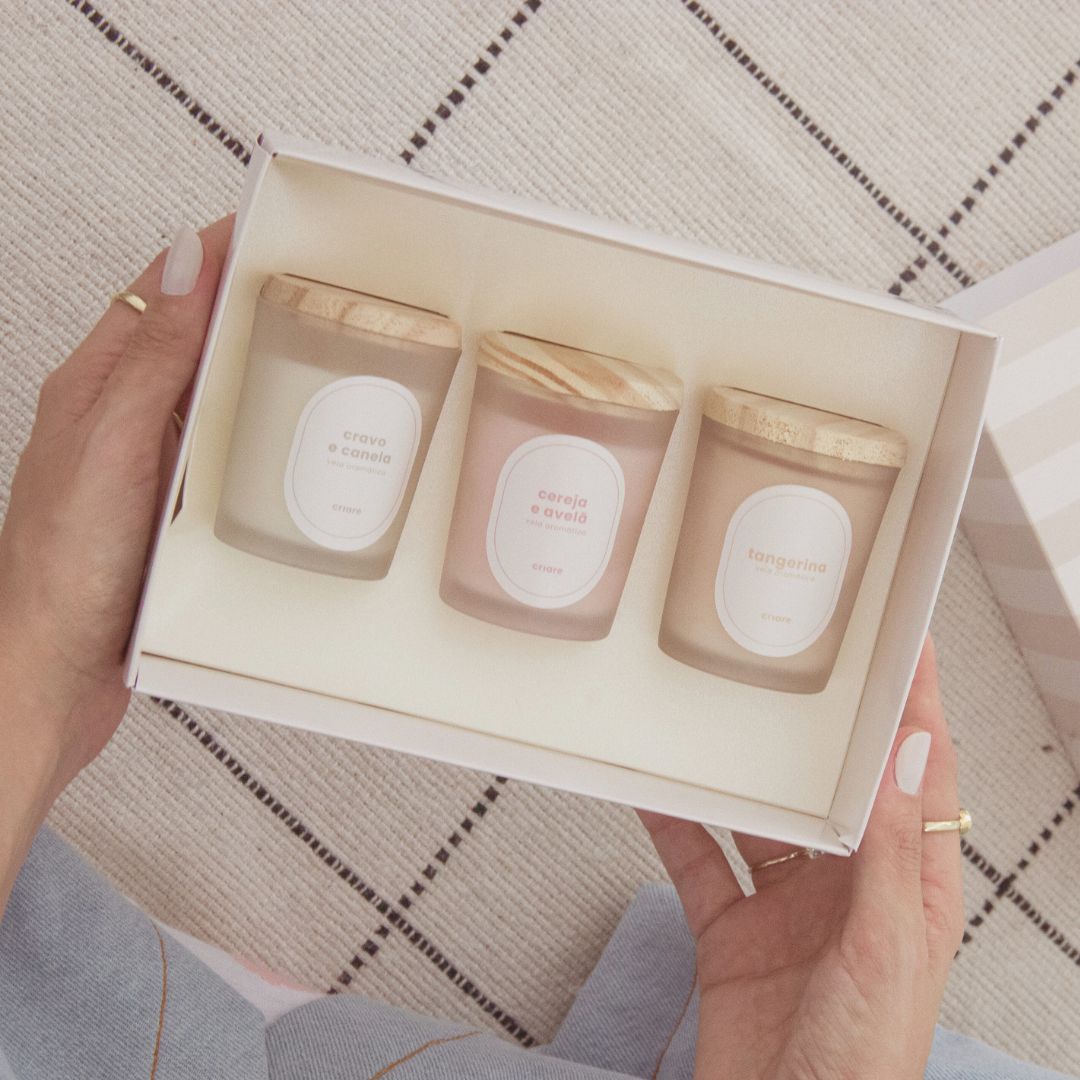 Trio de mini velas - Mais vendidos