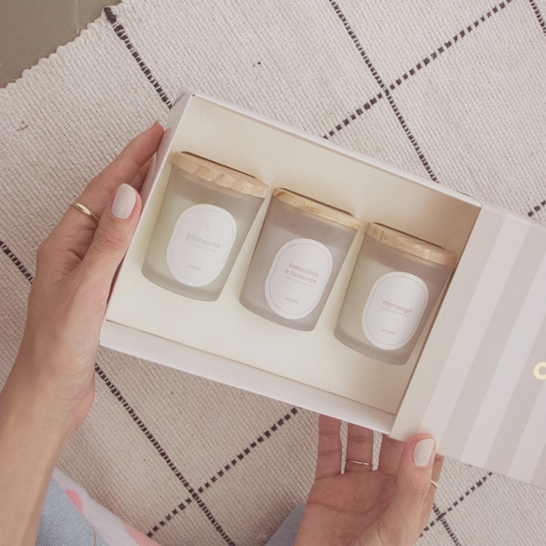 Trio de mini velas - Novidades