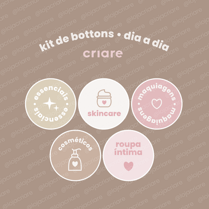 Kit de Bottons - Dia a dia