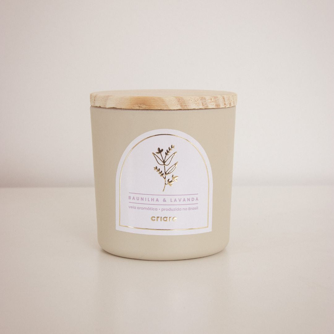 Vela Baunilha e Lavanda